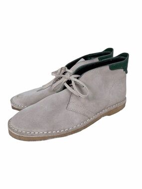 Coach Desert Chukka Boots Kids Size 2 Beige Suede Crepe Sole Lace Up